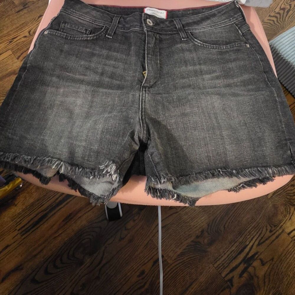 Women's Fran Denim Ruby Dark Grey Shorts Size 30